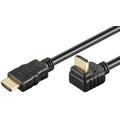 Goobay 270-degree Angled HDMI 1.4 Cable with Ethernet - 0.5m - Black