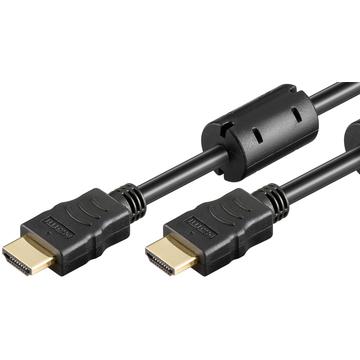 Goobay HDMI 2.0 Cable with Ethernet - Ferrite Core