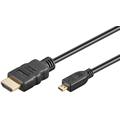 Goobay HDMI 2.0 / Micro HDMI Cable with Ethernet - 0.5m
