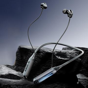 i58 Bluetooth 5.4 Wireless Earphones with Neckband - Black