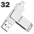 iDiskk OTG Flash Drive - USB Type-A/Lightning - 32GB