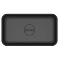 iDiskk Wireless Clip-On Microphone with Charging Case - Lightning - Black