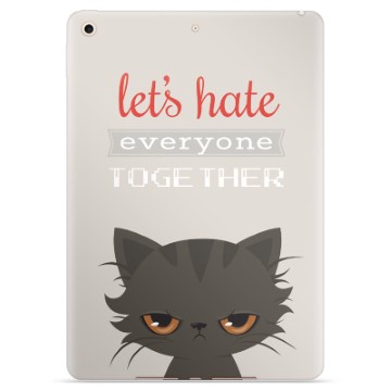 iPad 10.2 2019/2020/2021 TPU Case - Angry Cat