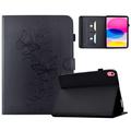 iPad 2022/2025 Butterfly Smart Folio Case with Card Slots - Black