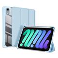 iPad Mini (2026) Dux Ducis Toby Tri-Fold Smart Folio Case - Baby Blue
