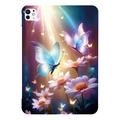 iPad Pro 13 (2024) Stylish Ultra-Slim TPU Case - Butterfly Floral