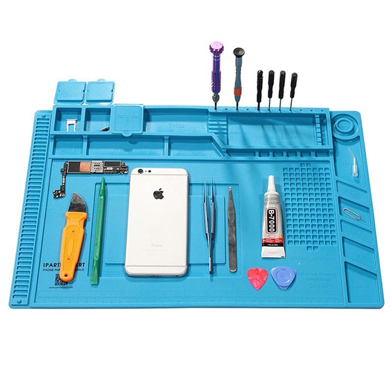 IParts Expert Silicone Smartphone Repair Mat 45x30cm iparts-expert-silicone-smartphone-repair-mat-45x30cm
