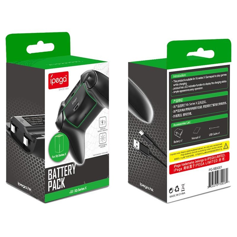 iPega XBX001 Xbox Series X/S Controller Battery Pack 1000mAh
