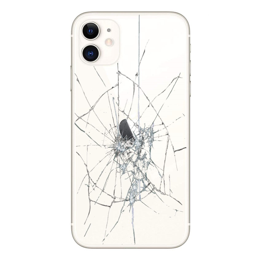 iPhone 11 Back Cover Repair Glass Only White