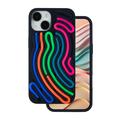 iPhone 11 DIY Snake Silicone Case with Colour Strings - Black