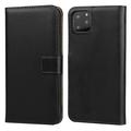 iPhone 11 Leather Wallet Case with Stand - Black