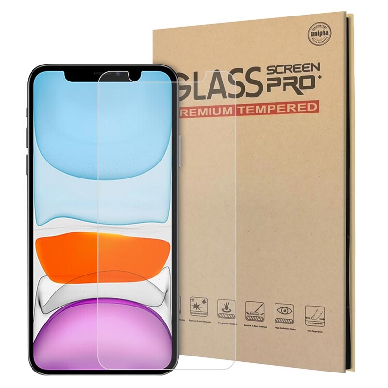 iPhone 12 Pro Tempered Glass Screen Protector 9H, 0.2mm Clear