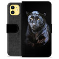 iPhone 11 Premium Wallet Case - Black Panther