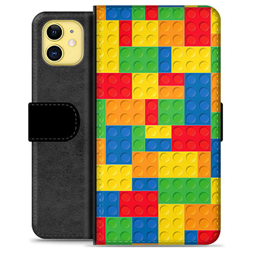 iPhone 11 Premium Wallet Case - Blocks