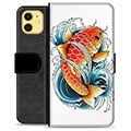 iPhone 11 Premium Wallet Case - Koi Fish