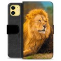 iPhone 11 Premium Wallet Case - Lion