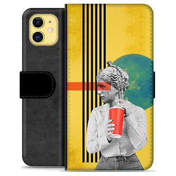 iPhone 11 Premium Wallet Case - Retro Art