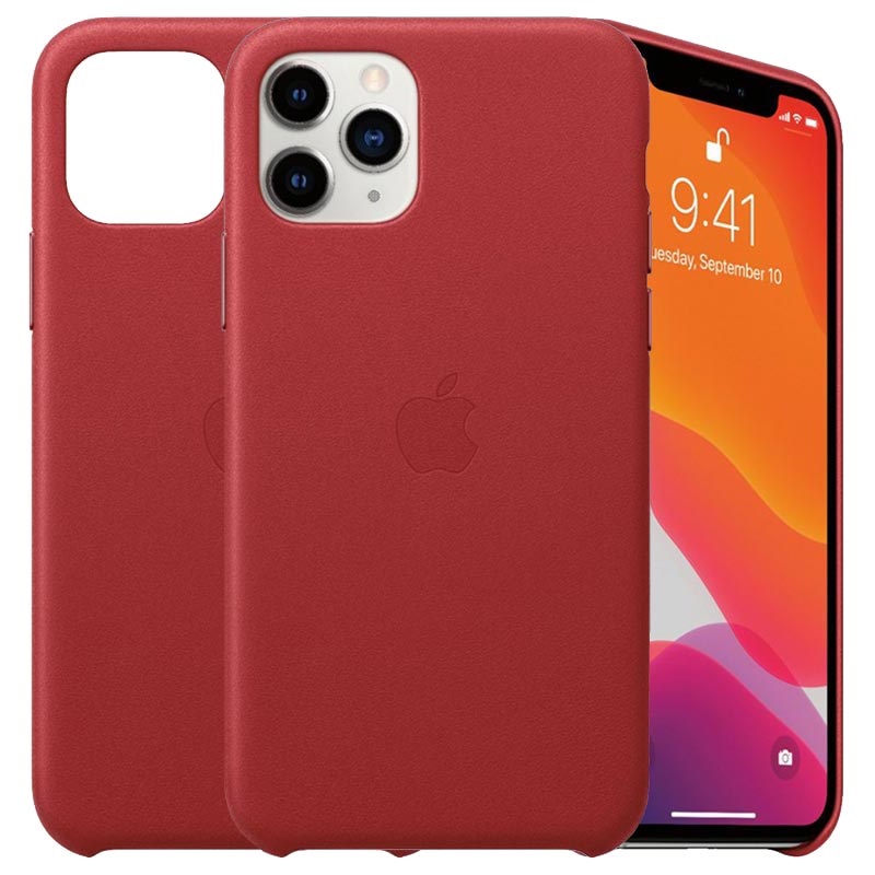 iPhone 11 Pro Apple Leather Case MWYF2ZM/A - Red