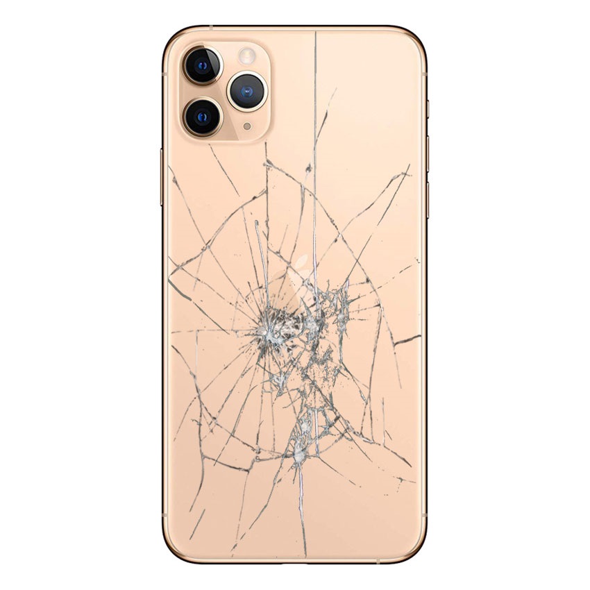 iPhone 11 Pro Max Back Cover Repair Glass Only Gold