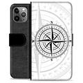 iPhone 11 Pro Max Premium Wallet Case - Compass