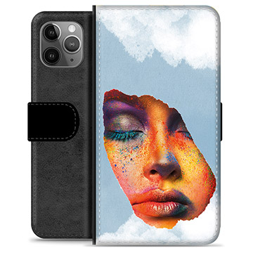 iPhone 11 Pro Max Premium Wallet Case - Face Paint