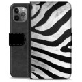 iPhone 11 Pro Max Premium Wallet Case - Zebra
