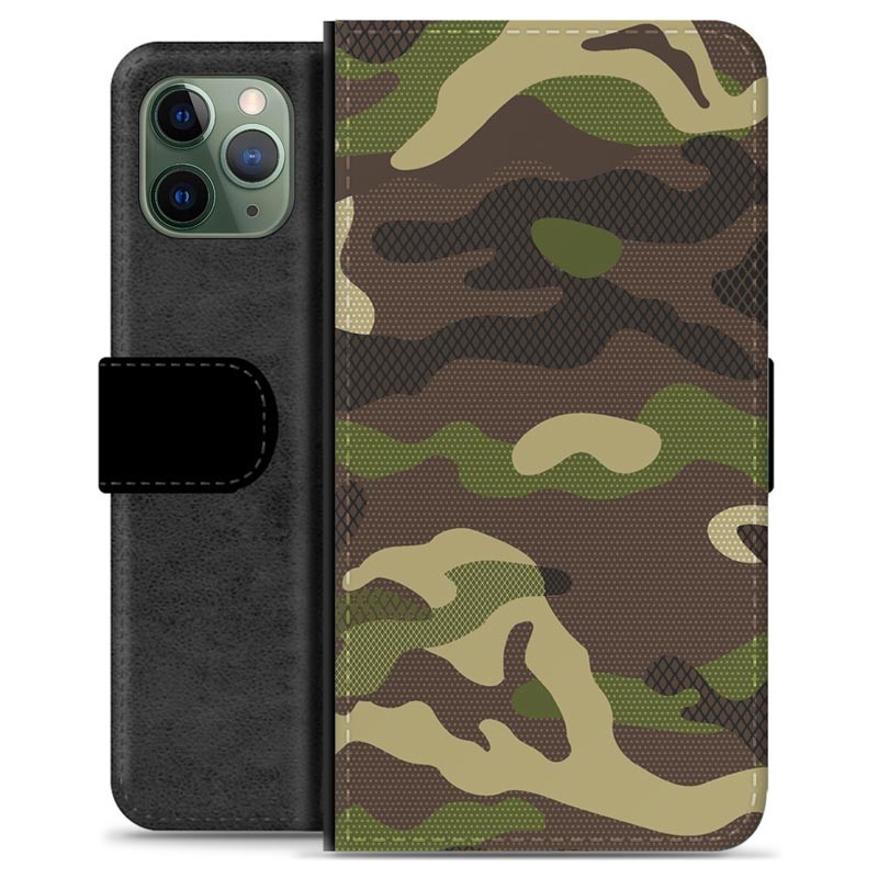 iPhone 11 Pro Premium Wallet Case Camo