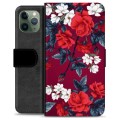 iPhone 11 Pro Premium Wallet Case - Vintage Flowers