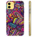 iPhone 11 TPU Case - Abstract Flowers