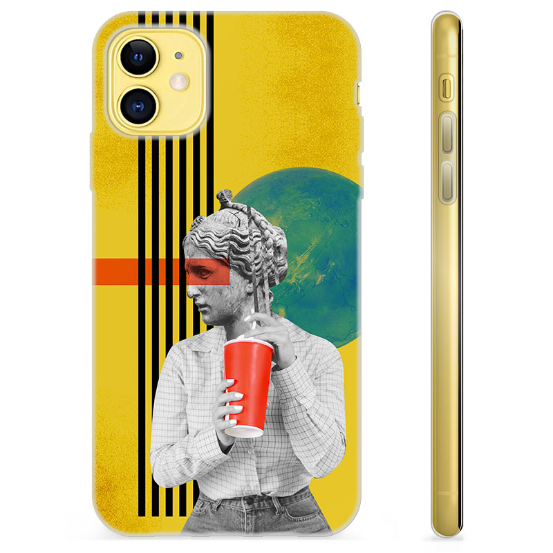 iPhone 11 TPU Case Retro Art