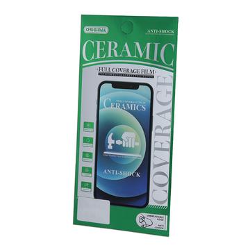 iPhone 12/12 Pro Ceramic Tempered Glass Screen Protector - 9H - Black Edge