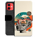 iPhone 12 mini Premium Wallet Case - Abstract Collage