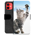 iPhone 12 mini Premium Wallet Case - Cat