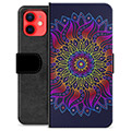 iPhone 12 mini Premium Wallet Case - Colorful Mandala