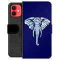 iPhone 12 mini Premium Wallet Case - Elephant