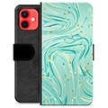iPhone 12 mini Premium Wallet Case - Green Mint