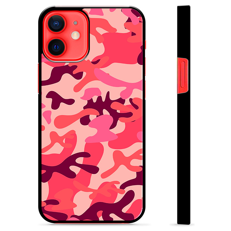 Iphone 12 Mini Protective Cover Pink Camouflage