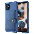 iPhone 12 Mini TPU Case with Card Holder - Blue