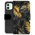 iPhone 12 Premium Wallet Case - Golden Leaves