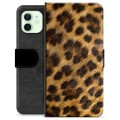iPhone 12 Premium Wallet Case - Leopard