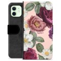 iPhone 12 Premium Wallet Case - Romantic Flowers