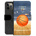 iPhone 12 Pro Max Premium Wallet Case - Basketball