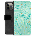 iPhone 12 Pro Max Premium Wallet Case - Green Mint