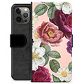 iPhone 12 Pro Max Premium Wallet Case - Romantic Flowers