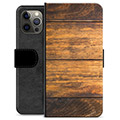 iPhone 12 Pro Max Premium Wallet Case - Wood
