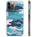 iPhone 12 Pro Max TPU Case - Blue Camouflage