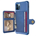 iPhone 12 Pro Max TPU Case with Card Holder - Blue