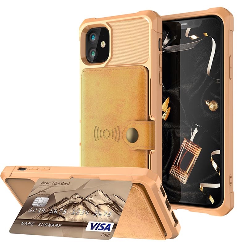 mobile case with card holder