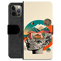iPhone 12 Pro Max Premium Wallet Case - Abstract Collage