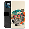 iPhone 12 Pro Premium Wallet Case - Abstract Collage